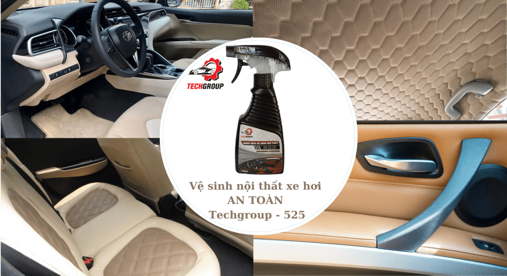 Vệ sinh nội thất xe hơi an toàn Techgroup - 525 (1)